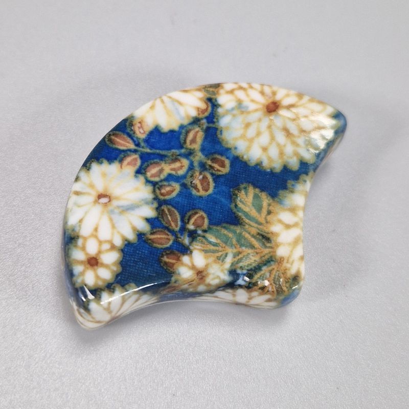 Poggia bacchette in ceramica giapponese - ITTAI - blu