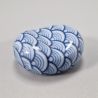 repose baguettes japonais bleu motifs vagues SEIGAIHA AZUKI