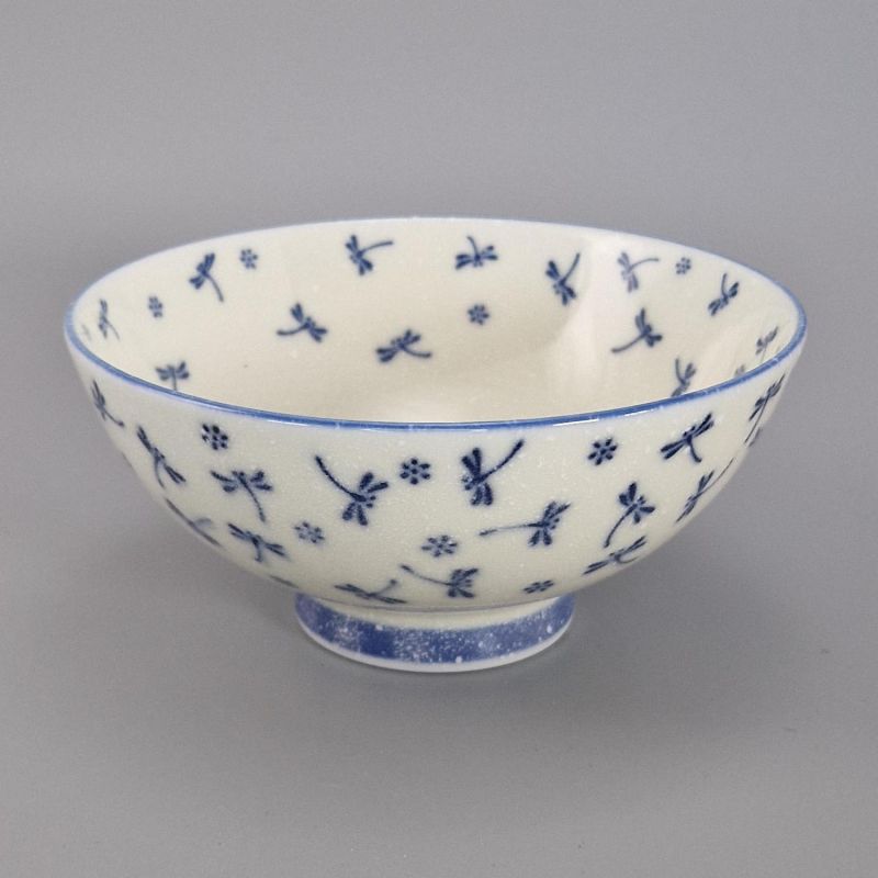 Ciotola di riso in ceramica giapponese, KOYUKI TOMBO, libellula