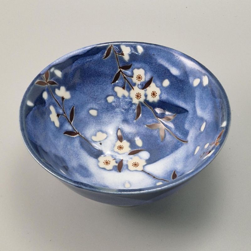 Japanese cherry blossom ceramic rice bowl - SAKURA