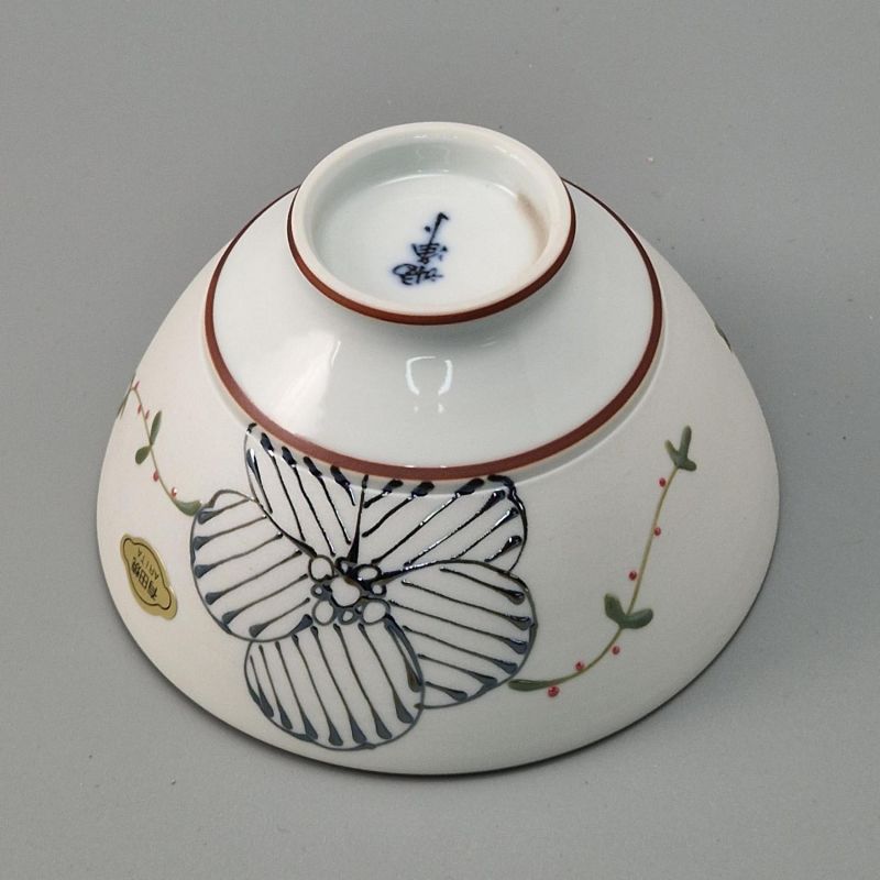Ciotola di riso in ceramica giapponese, sakura nero - KURO SAKURA