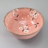 Japanische keramische Suppenschüssel, HIWA, Blumen