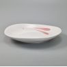 Piatto piccolo coniglio in ceramica bianca giapponese - USAGI