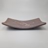 Rechteckige braune Keramikplatte - RANDAMUSUPURASSHU