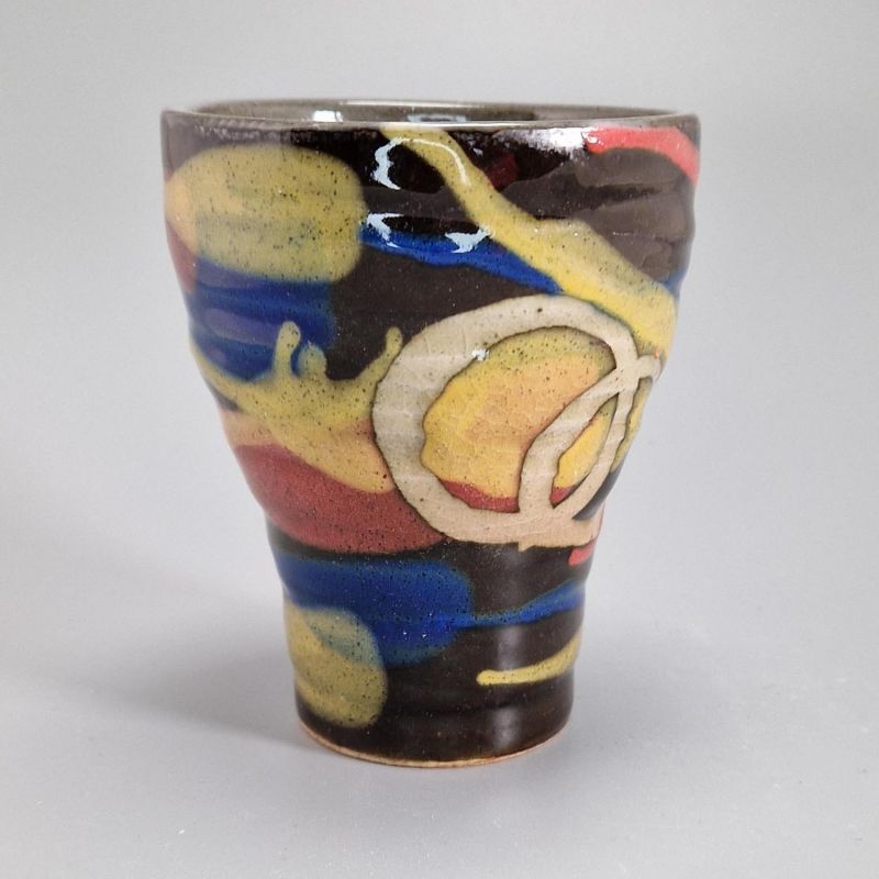 Mazagran Japanese colorful ceramic pattern rings- YUBIWA