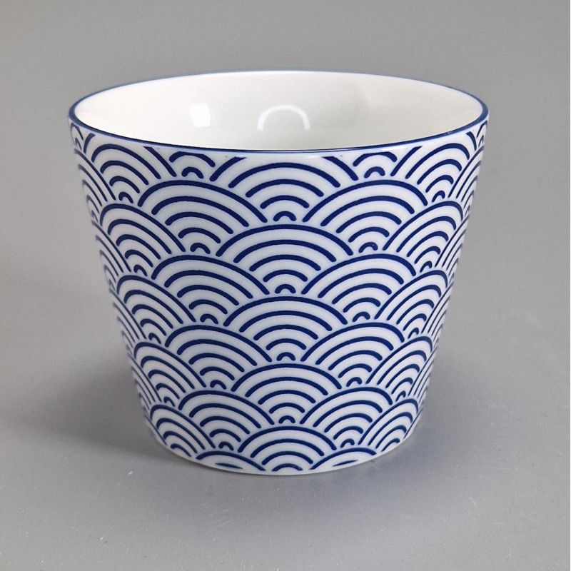 Japanese blue ceramic mug - AOKAPPU