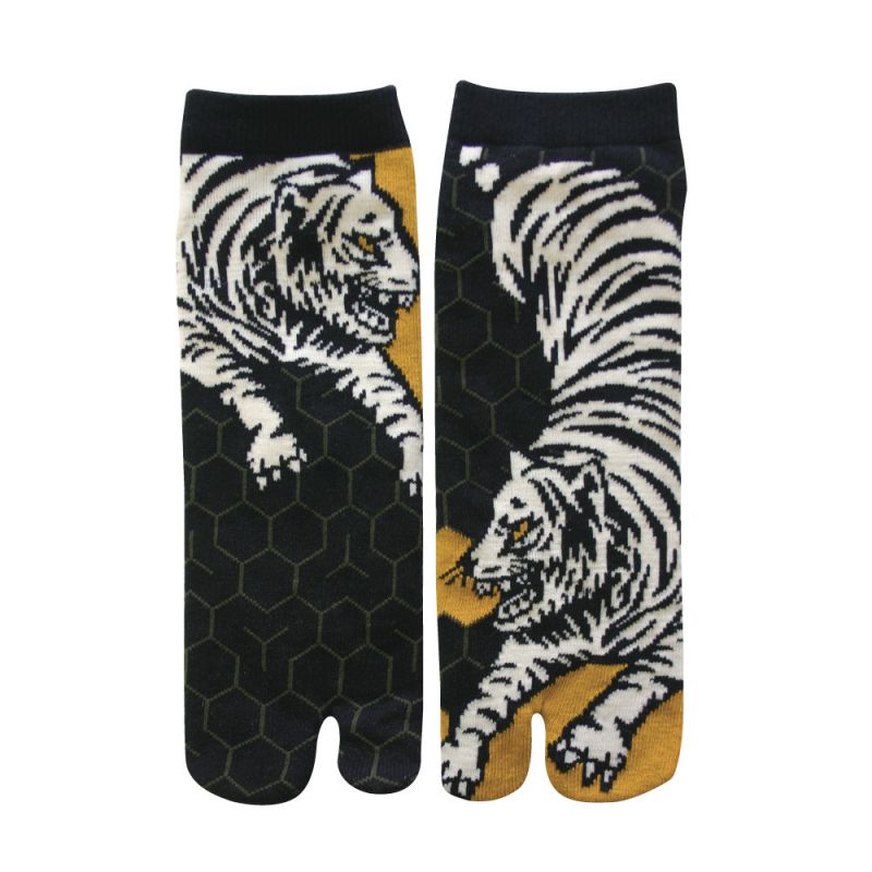 Chaussettes japonaises tabi ,tigre , TORA