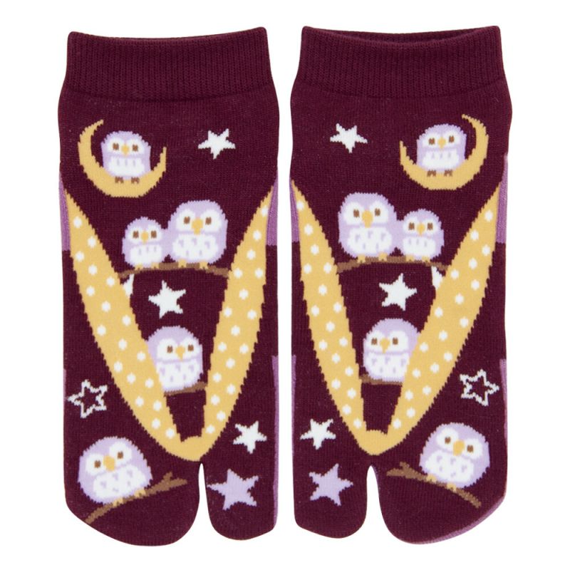 Chaussettes japonaises tabi , Chouette, FUKURO