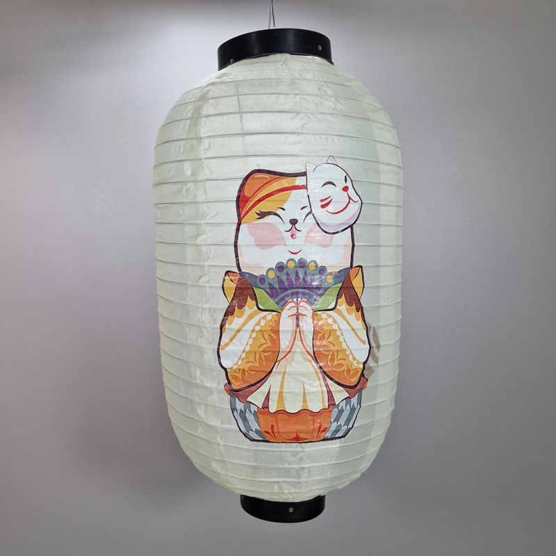 Ceiling fabric lantern, Fusion of Textures, Shokkan torokeru