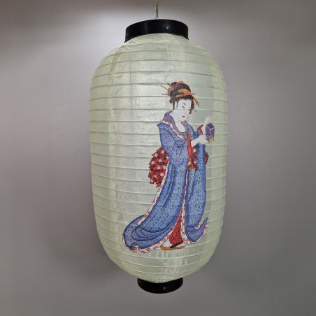 Deckenlaterne aus Stoff, Geisha