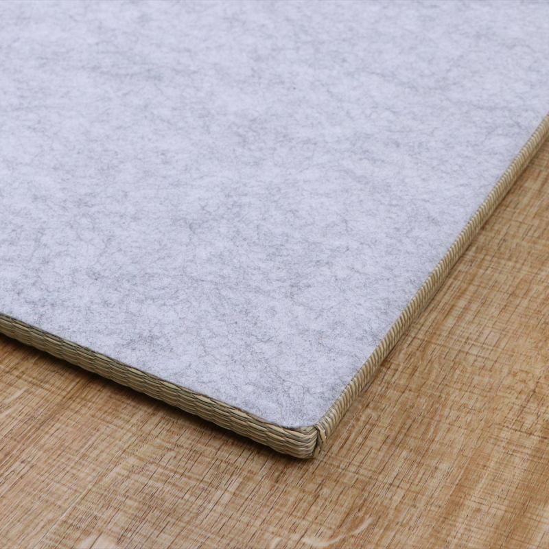 Japanese zafu cushion, flat and square, rice straw mat, 70X70cm