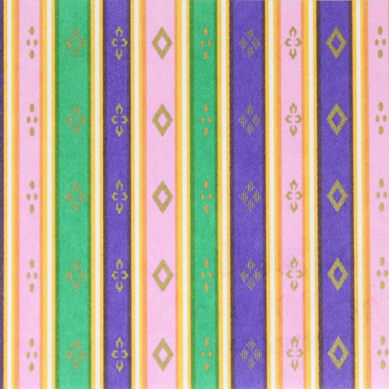 foglio di carta giapponese, YUZEN WASHI, pattern ritmici della serie