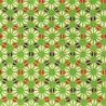 Japanese paper sheet, YUZEN WASHI, Asanoha, hemp leaves, green