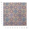 sheet of Japanese paper, YUZEN WASHI, purple, circle and square Maru to shikaku