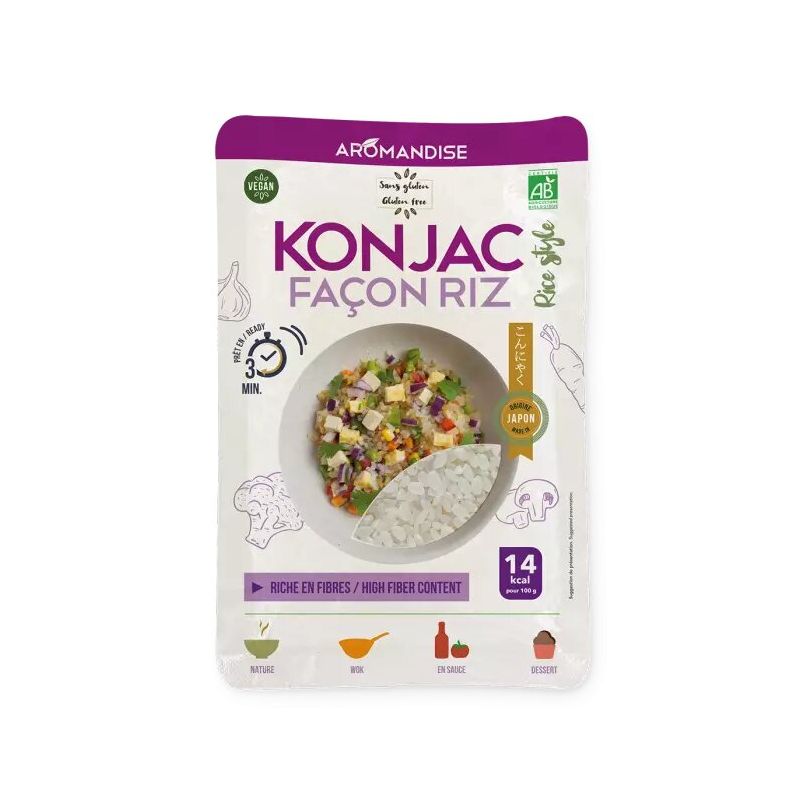 Grains de Konjac et riz Bio, 150g