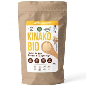 Poudre de soja Bio torréfié Kinako, 200g