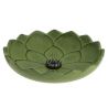 Japanischer Weihrauchbrenner aus grünem Gusseisen, IWACHU LOTUS, Lotusblume