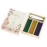 Wooden case with 30 sticks and incense holder, HANA NO HANA EXCELLENT, Rose, Lys and Violet