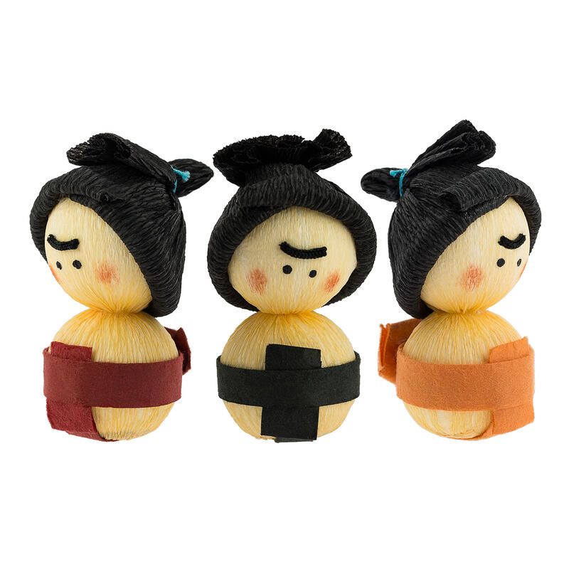 japanische Puppe Okiagari, SUMO, Kämpfer