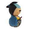 muñeca japonesa de papel - okiagari, SAMURAI, samurai