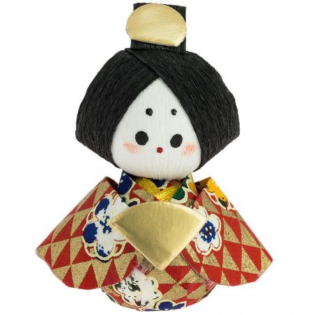 poupée japonaise okiagari, OHINASAMA, femme