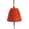 Campana de viento Feng Shui Furin Iwachu negra 4,5 cm