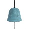 Cloche à vent Feng Shui Furin Iwachu Bleu clair 4,5 cm