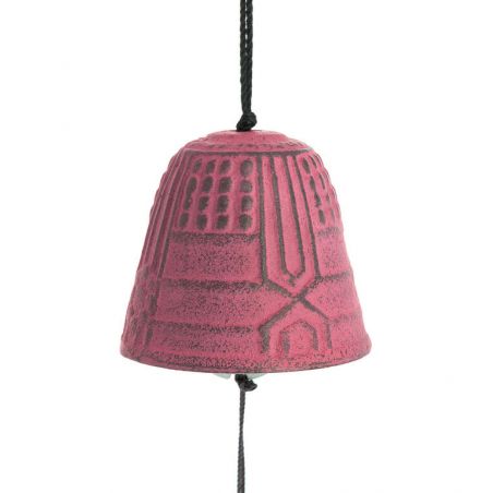 Cloche Feng Shui Furin Iwachu Rose 4,5 cm