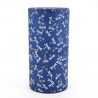 Japanese blue tea box in washi paper - TOMBO - 200gr