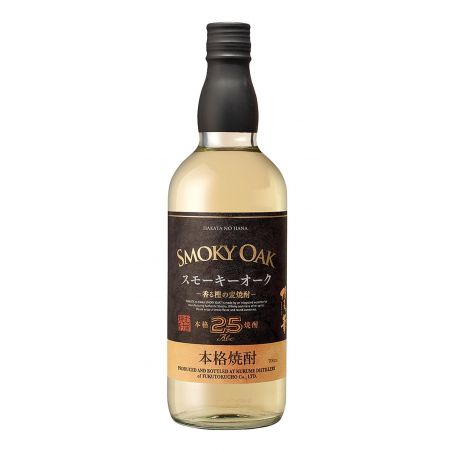 Japanese barley shochu aged in oak barrels, HAKATA NO HANA SMOKY OAK