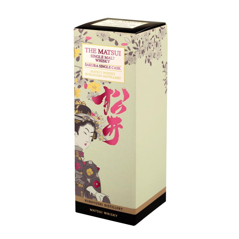 Japanese single malt whiskey - THE MATSUI SINGLE CASK SAKURA CASK