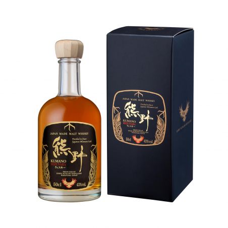 Whisky de malta mezclado japonés acabado en barricas de Mizunara - KUMANO MIZUNARA CASK