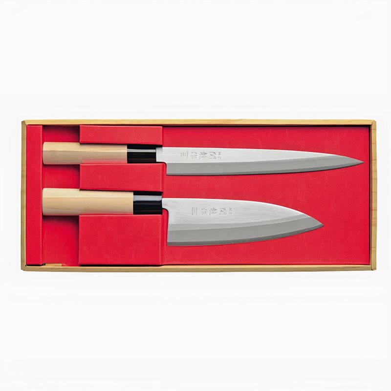 Japanese knife KANE TSUNE - HIGONOKAMI + GRELOT - 9/4cm