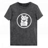 Black cotton T-Shirt, MANEKINEKO