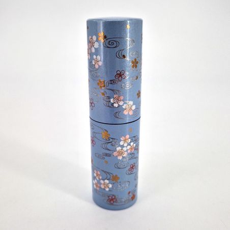 Atomiseur japonais en résine bleu motif fleurs de Sakura- SAKURA NO HANA