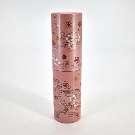 Atomiseur japonais en résine rose motif fleurs de Sakura- SAKURA NO HANA 1