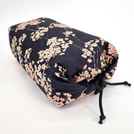 Makura cushion with removable black cover SAKURA pattern - 32cm