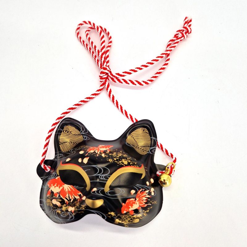 Mini chat mask NEKO japonais traditionnel, Goldfish