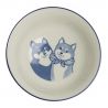 Duo de bols à soupe japonais en céramique, rose et bleu - SHIBA INU