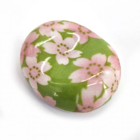 Japanese oval SAKURA chopstick rest