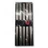 Set of 5 pairs of Japanese stainless steel chopsticks