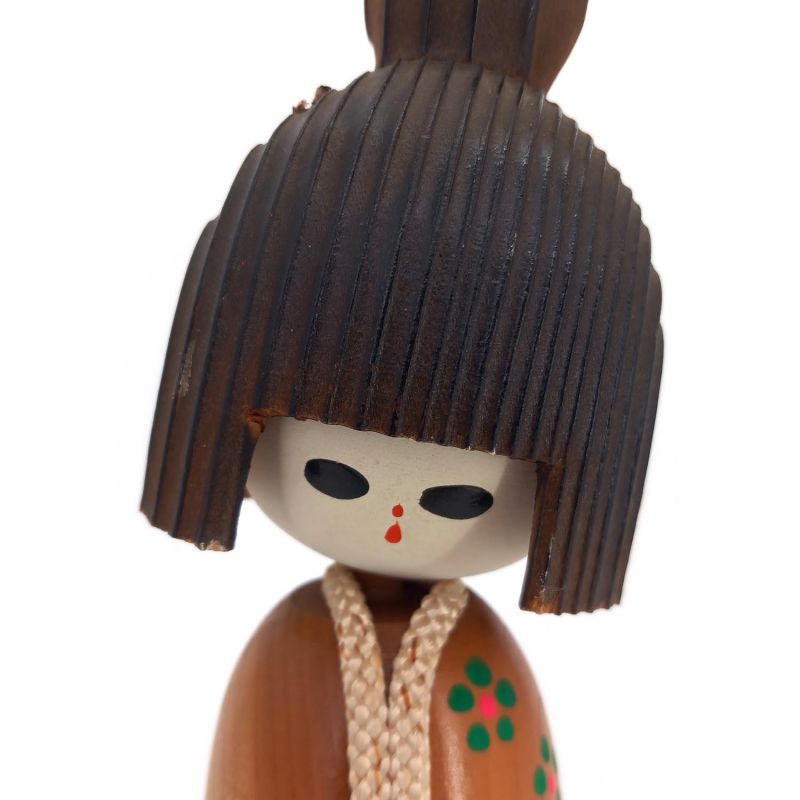 Japanische Holzpuppe, KOKESHI VINTAGE, 21cm