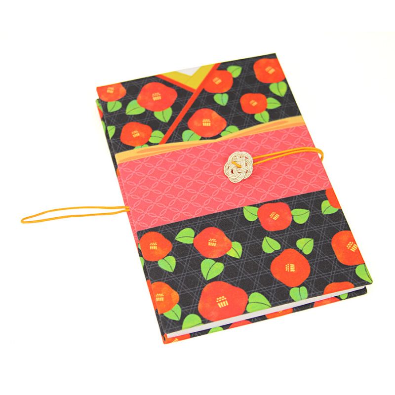 Cuaderno japonés con estampado de flores de ciruelo - UME NO HANA