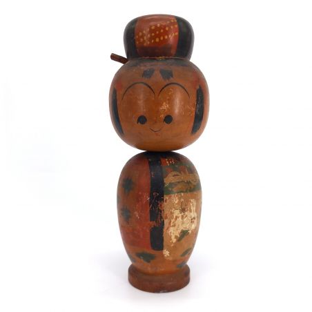 Japanische Holzpuppe, KOKESHI VINTAGE, 21cm