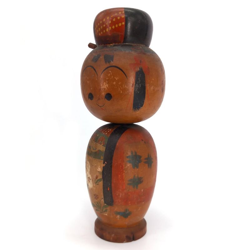 Muñeca japonesa de madera, KOKESHI VINTAGE, 21cm