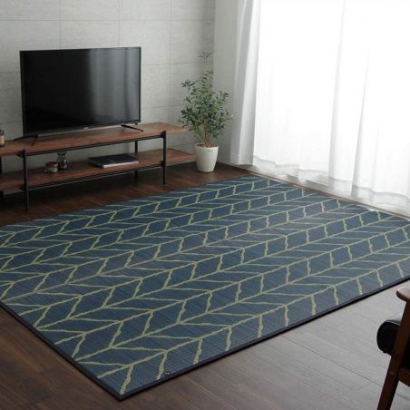 Traditional Japanese carpet, Kipps, rice straw mat