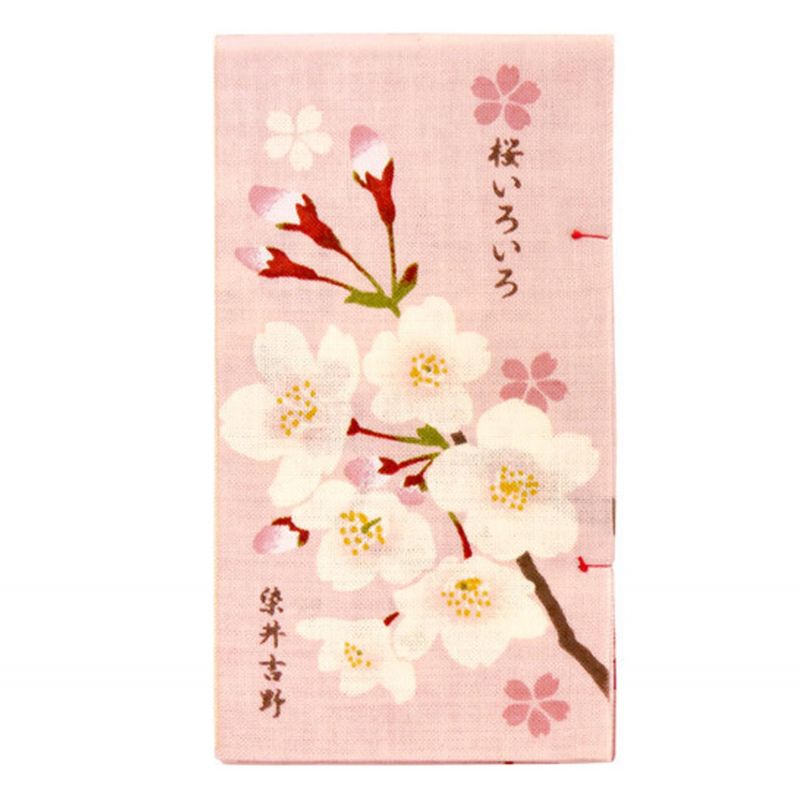 Cotton towel, TENUGUI, Various cherry blossoms