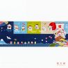 Cotton towel, TENUGUI, Seven gods of good fortune for cats