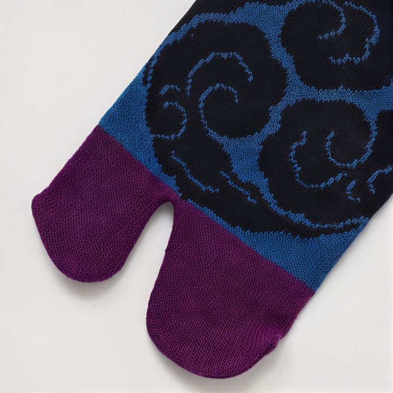 Japanische Tabi-Socken, japanische Tabi-Socken, blau, Walk in the Sky, 23-25 ​​​​cm