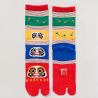 Calcetines tabi japoneses, DARUMA, 23-25 ​​​​cm